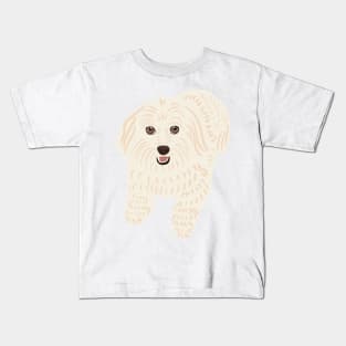 Cute Puppy Smiling Kids T-Shirt